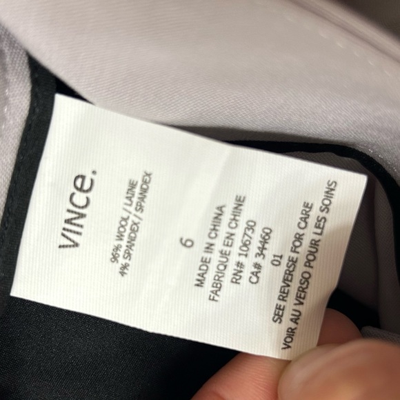 Vince triple stripe trousers size 6 NWT - Picture 6 of 6